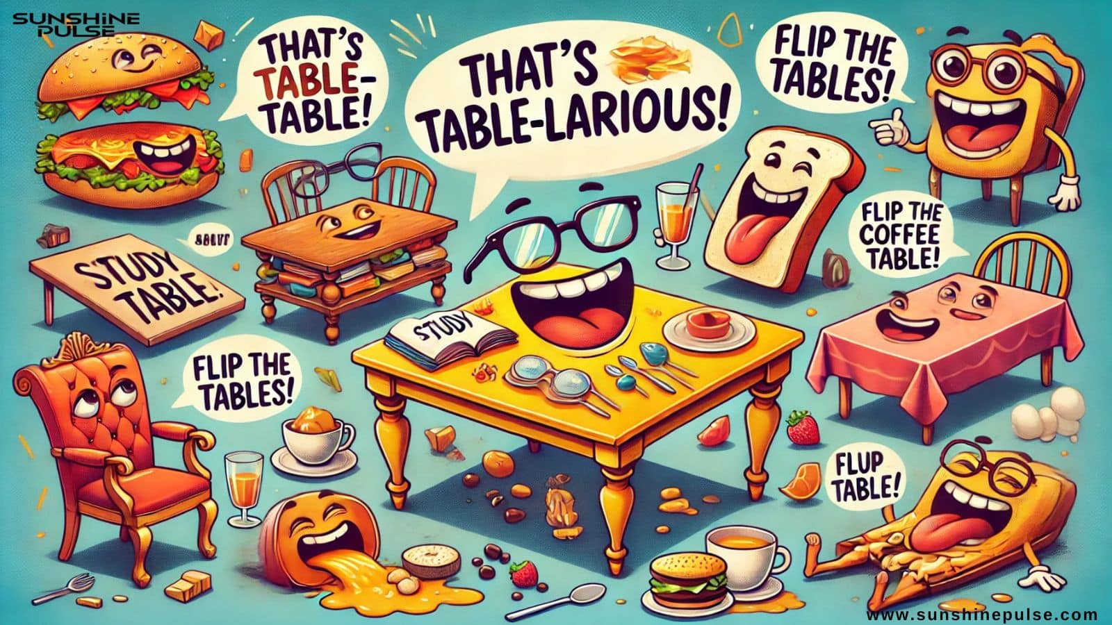 Table Puns and Jokes