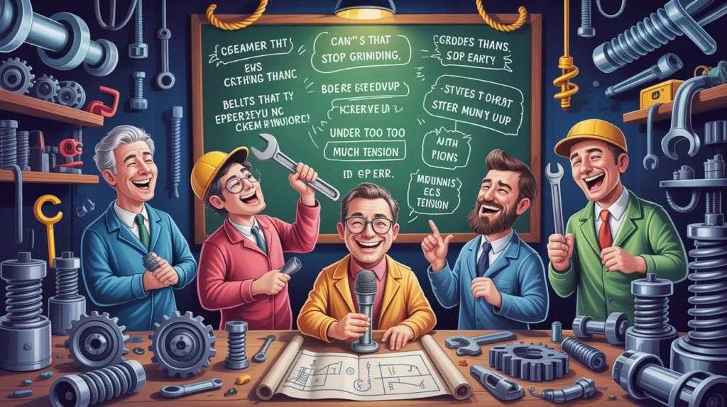 mechanical puns for engineering students and classrooms